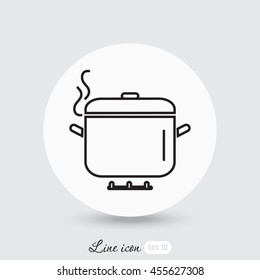 Line icon- Pan
