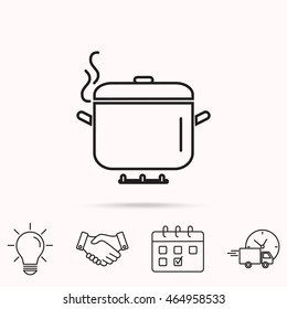 Line icon- Pan