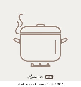 Line icon- Pan