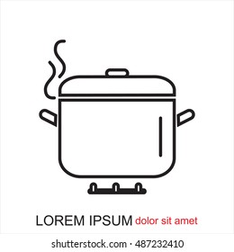 Line icon- Pan