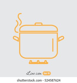 Line icon- Pan