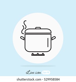 Line icon- Pan