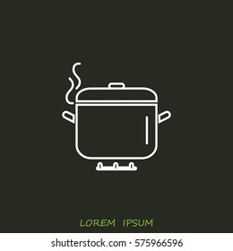 Line icon- Pan
