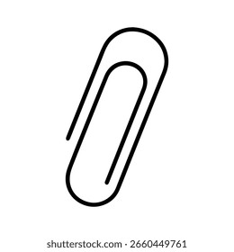 line icon paperclip vector on white background
Vector line icon on white background