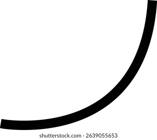 Line icon. Line path and location pin. Route location two pin sign line. Travel vector isolated on transparent background. line curve simple direction shape symbol