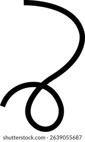 Line icon. Line path and location pin. Route location two pin sign line. Travel vector isolated on transparent background. line curve simple direction shape symbol