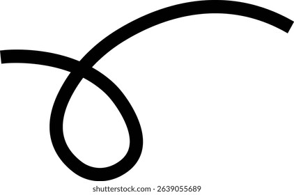 Line icon. Line path and location pin. Route location two pin sign line. Travel vector isolated on transparent background. line curve simple direction shape symbol