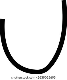Line icon. Line path and location pin. Route location two pin sign line. Travel vector isolated on transparent background. line curve simple direction shape symbol