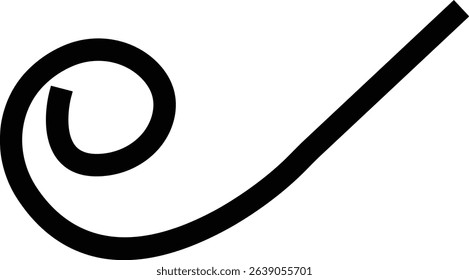 Line icon. Line path and location pin. Route location two pin sign line. Travel vector isolated on transparent background. line curve simple direction shape symbol