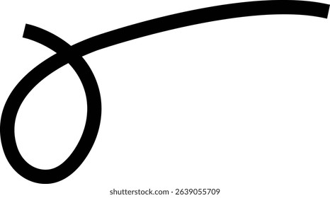 Line icon. Line path and location pin. Route location two pin sign line. Travel vector isolated on transparent background. line curve simple direction shape symbol