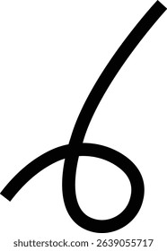 Line icon. Line path and location pin. Route location two pin sign line. Travel vector isolated on transparent background. line curve simple direction shape symbol