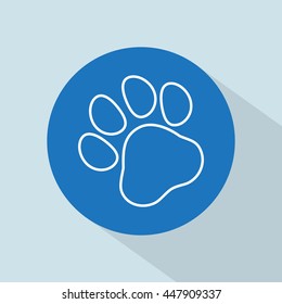 Line icon- paw
