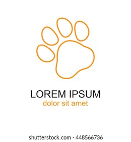 Line icon- paw