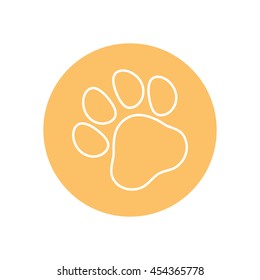 Line icon- paw