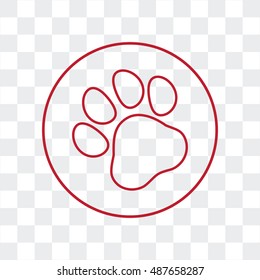 Line icon- paw