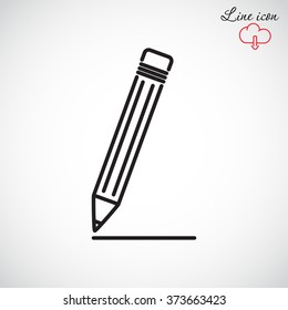 Line icon- pencil