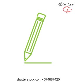 Line icon- pencil
