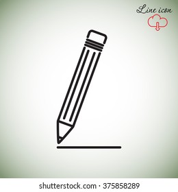 Line icon- pencil