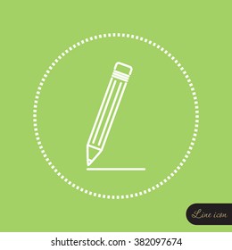 Line icon- pencil