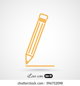 Line icon- pencil