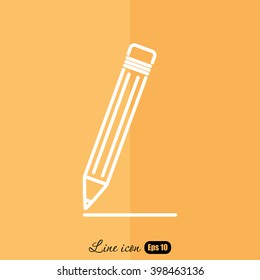 Line icon- pencil