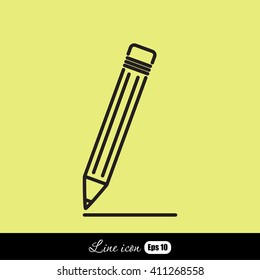 Line icon- pencil