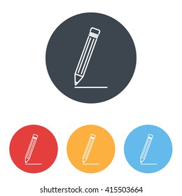 Line icon- pencil