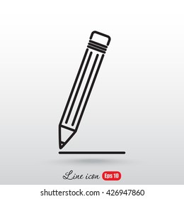Line icon- pencil