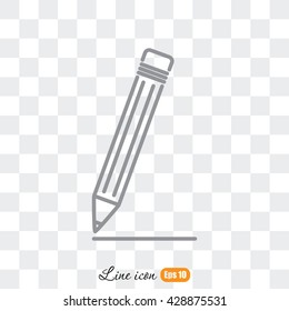 Line icon- pencil
