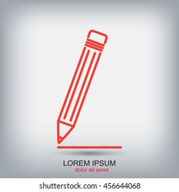 Line icon- pencil