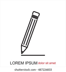 Line icon- pencil