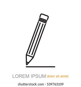 Line icon- pencil