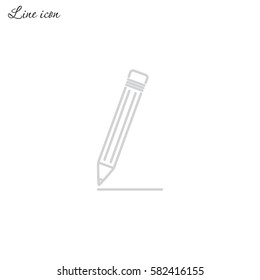 Line icon- pencil