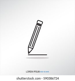 Line icon- pencil