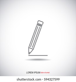 Line icon- pencil
