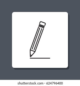 Line icon- pencil