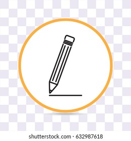 Line icon- pencil