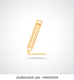 Line icon- pencil