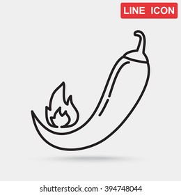 Line icon- pepper 