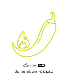Line icon- pepper 