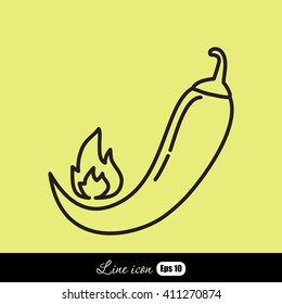 Line icon- pepper 