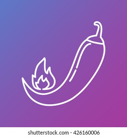 Line icon- pepper 
