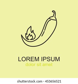 Line icon- pepper 