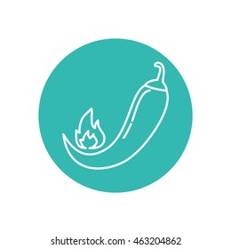 Line icon- pepper 