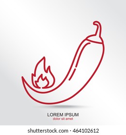 Line icon- pepper 