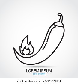 Line icon- pepper 