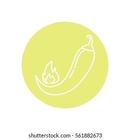 Line icon- pepper 
