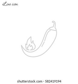 Line icon- pepper 