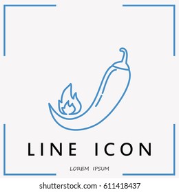 Line icon- pepper 