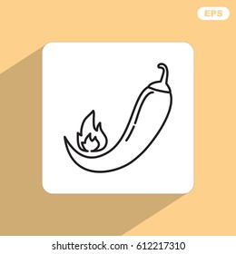 Line icon- pepper 